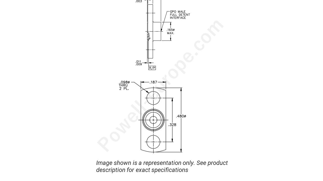 Image representing the style and polarization of the Corning Gilbert 0119-946-3