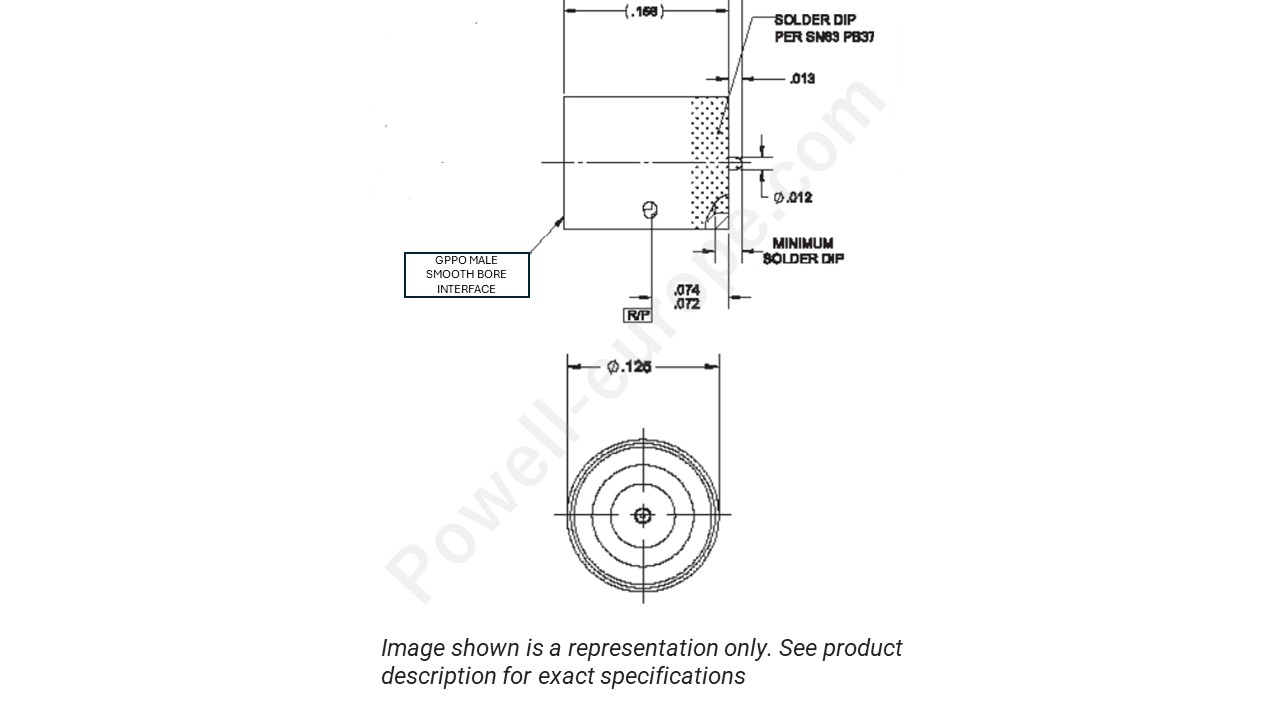 Image representing the style and polarization of the Corning Gilbert B012L9505T
