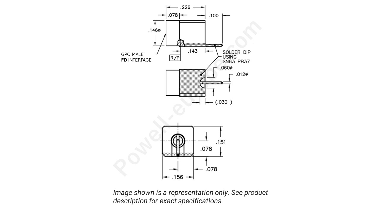 Image representing the style and polarization of the Corning Gilbert B013-L93-01