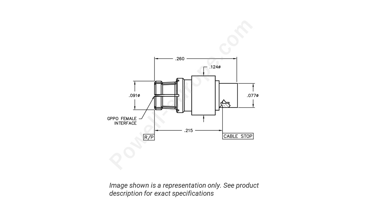 Image representing the style and polarization of the Corning Gilbert B014-B11-01