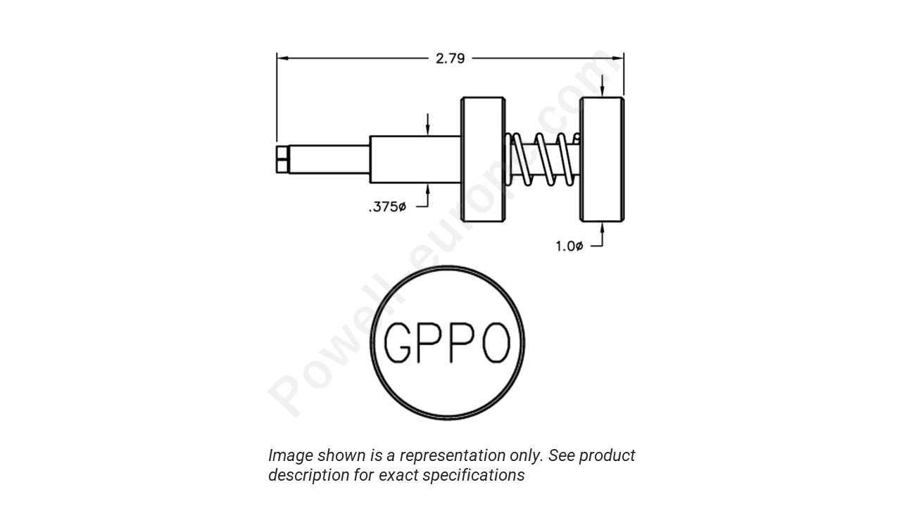 Image showing an extract of the 2D drawing of the Corning Gilbert B095-A99-01